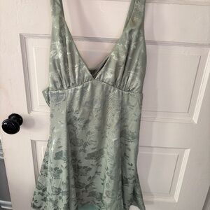 Green short hoco dress